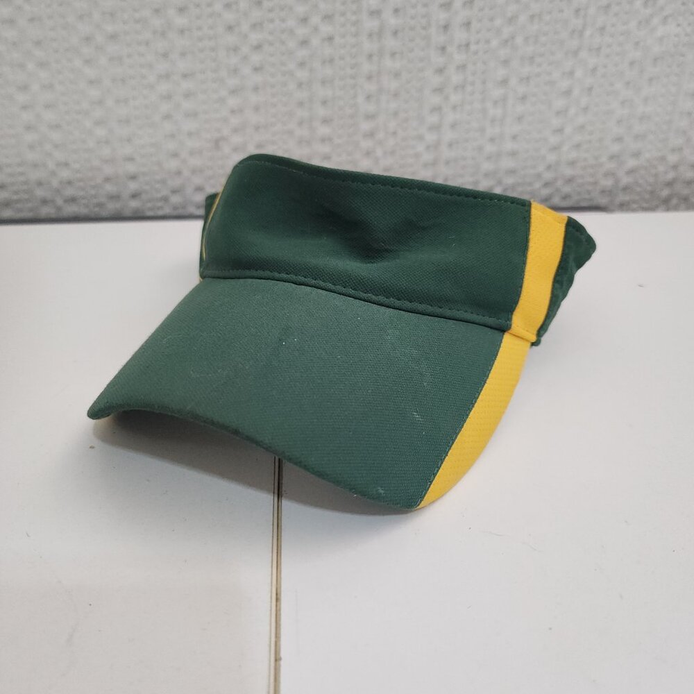 Nike Green and Yellow Visor Hat Dri-Fit